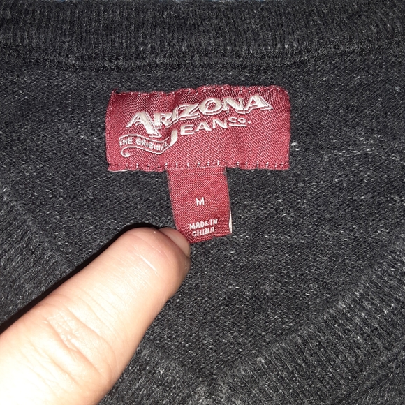 Mens Arizona Jeans Co. V-neck sweater - Picture 2 of 4